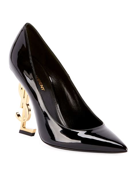 110mm opyum patent ysl heel pump.